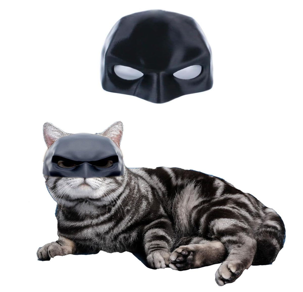 Cat Mask Cat Cosplay Hat Cat Halloween Costume Accessory Fits Most Cats (Medium)