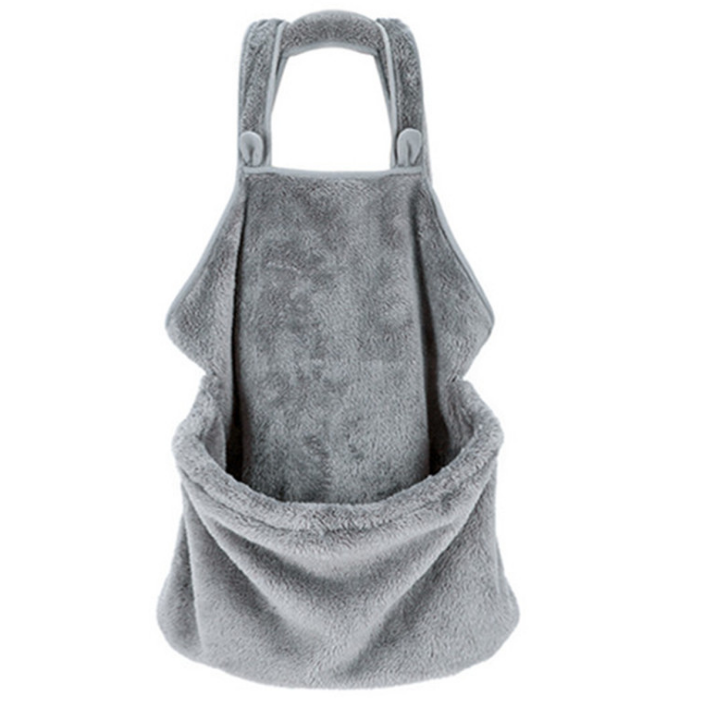 Pet Backpack for Dogs and Cats, Fleece Double Shoulder Bag