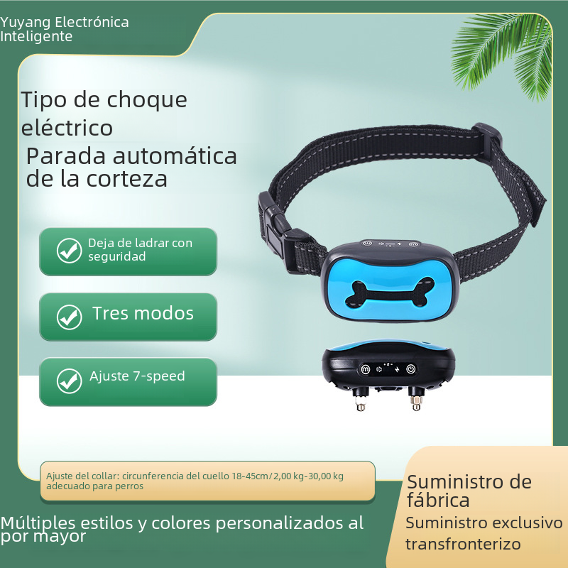 Smart Ultrasonic Rechargeable Dog Bark Control Collar